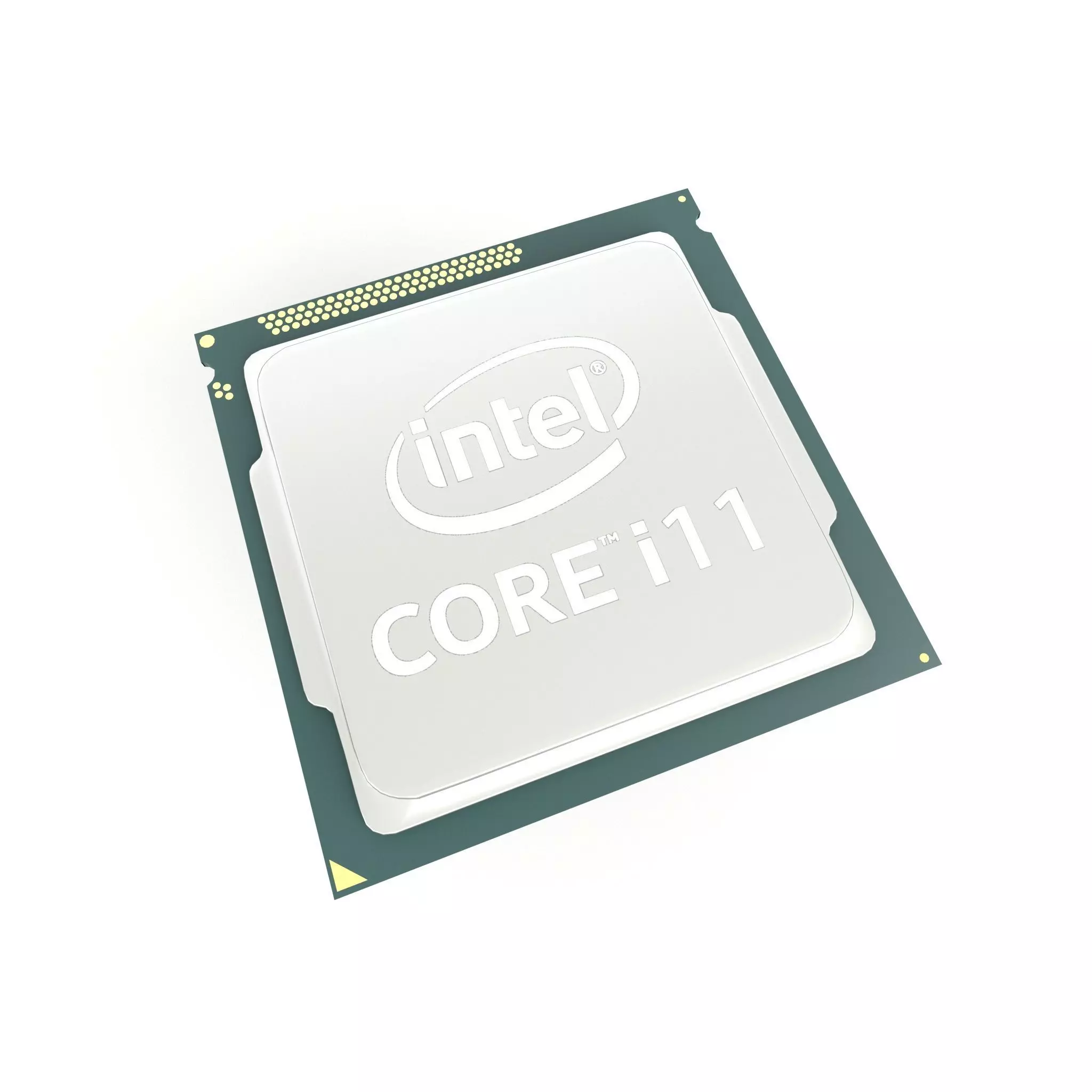 Intel CPU i11 v1 002 Low-poly 3D model