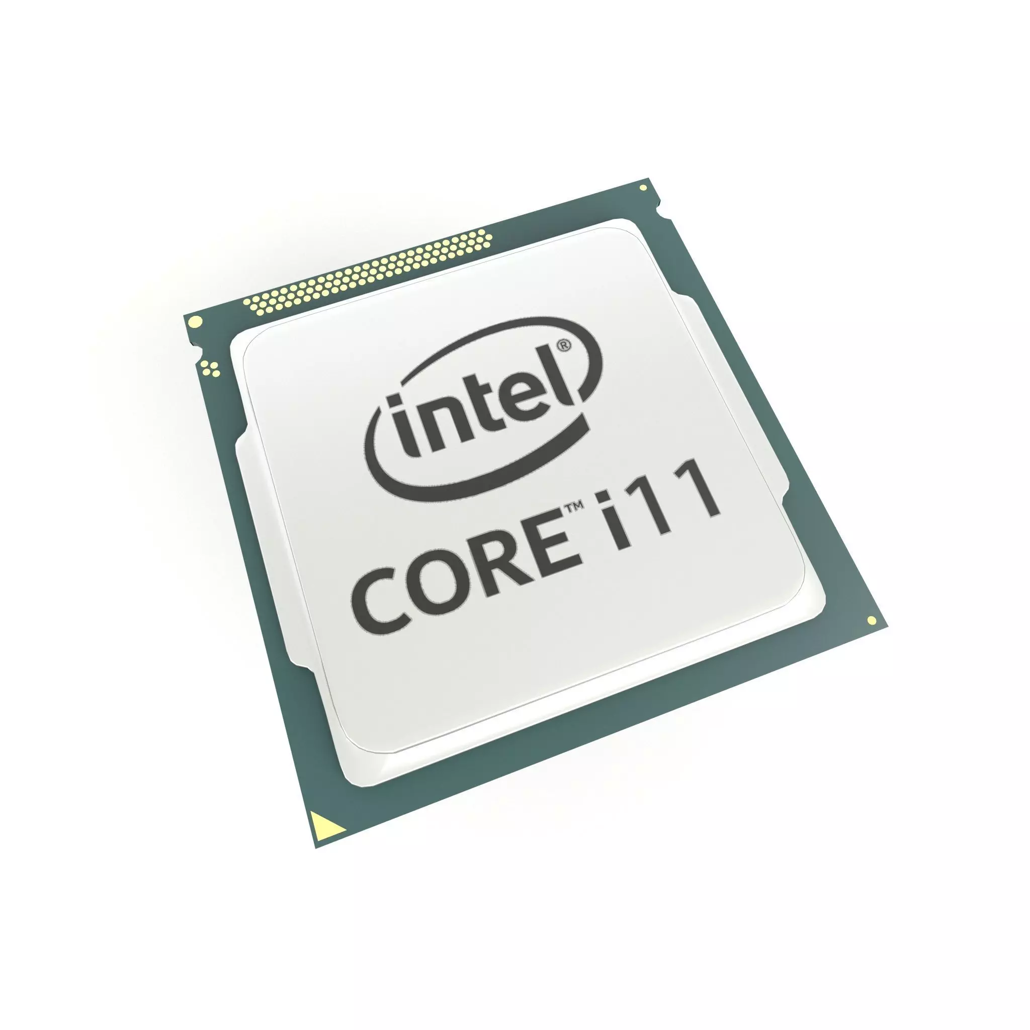 Intel CPU i11 v1 003 Low-poly 3D model