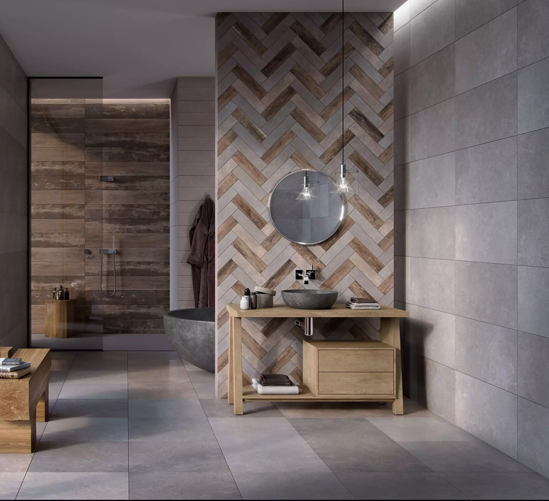 Bathroom No W scene from FLAVIKER CATALOG - NEW VERSION - 3D model_0