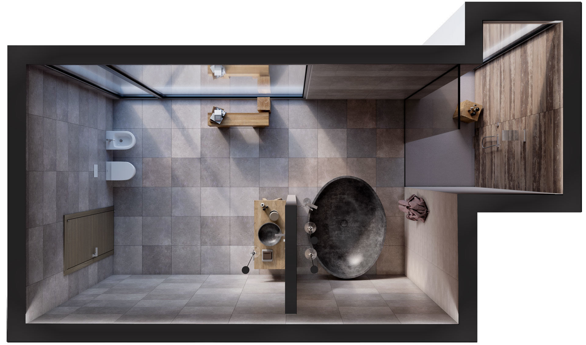 Bathroom No W scene from FLAVIKER CATALOG - NEW VERSION - 3D model_4