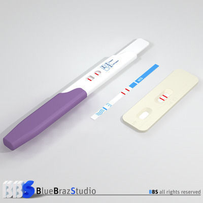 Pregnancy test 3 3D model_3