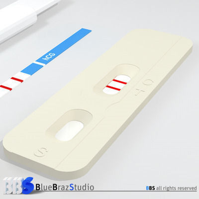 Pregnancy test 3 3D model_1