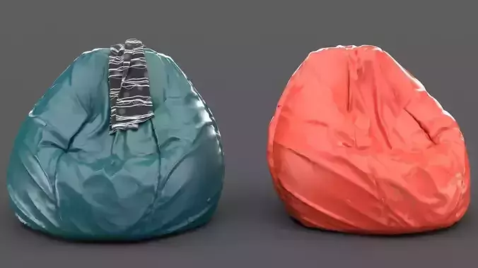 Bean-bags two bean bags