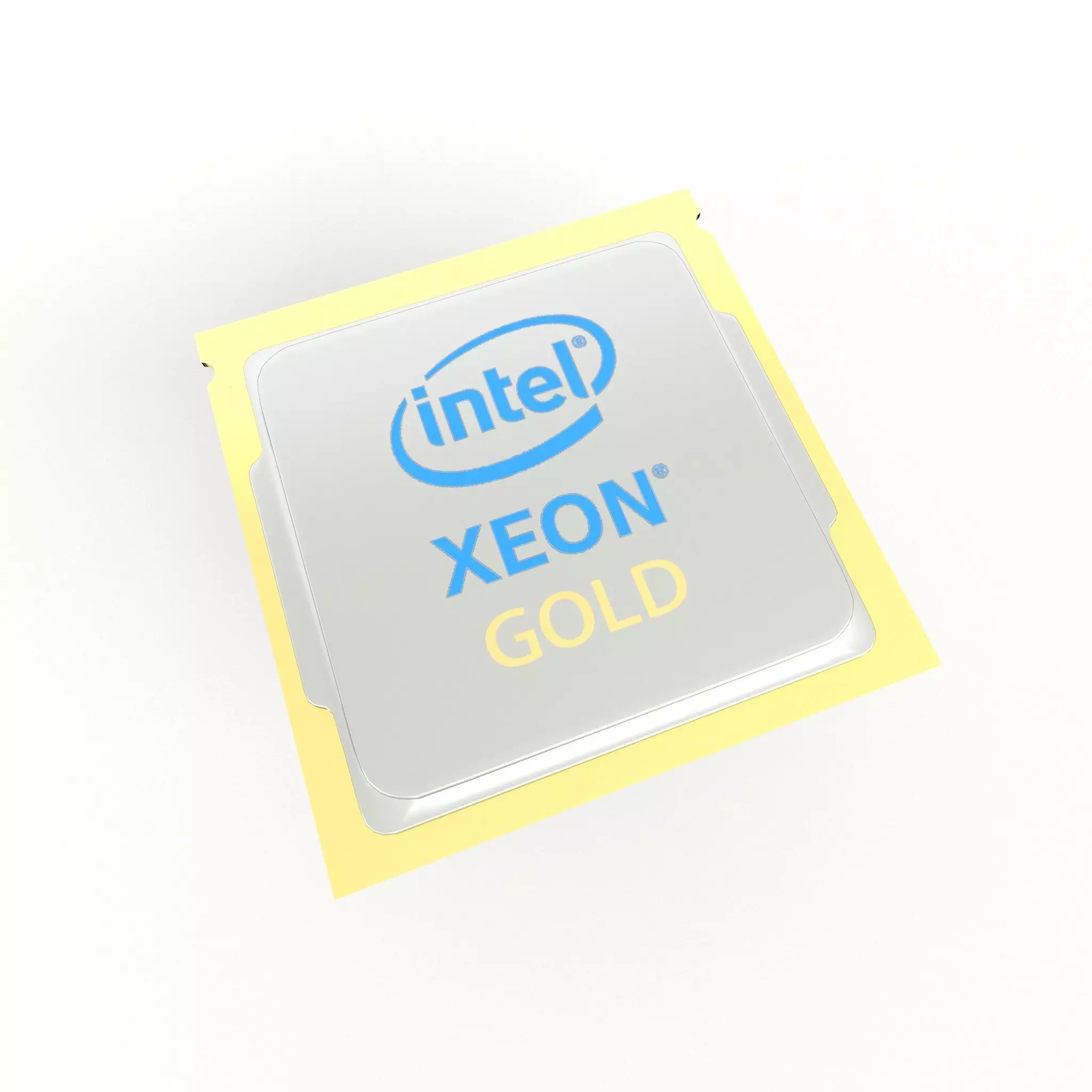 Intel CPU XEON Gold v1 001 Low-poly 3D model