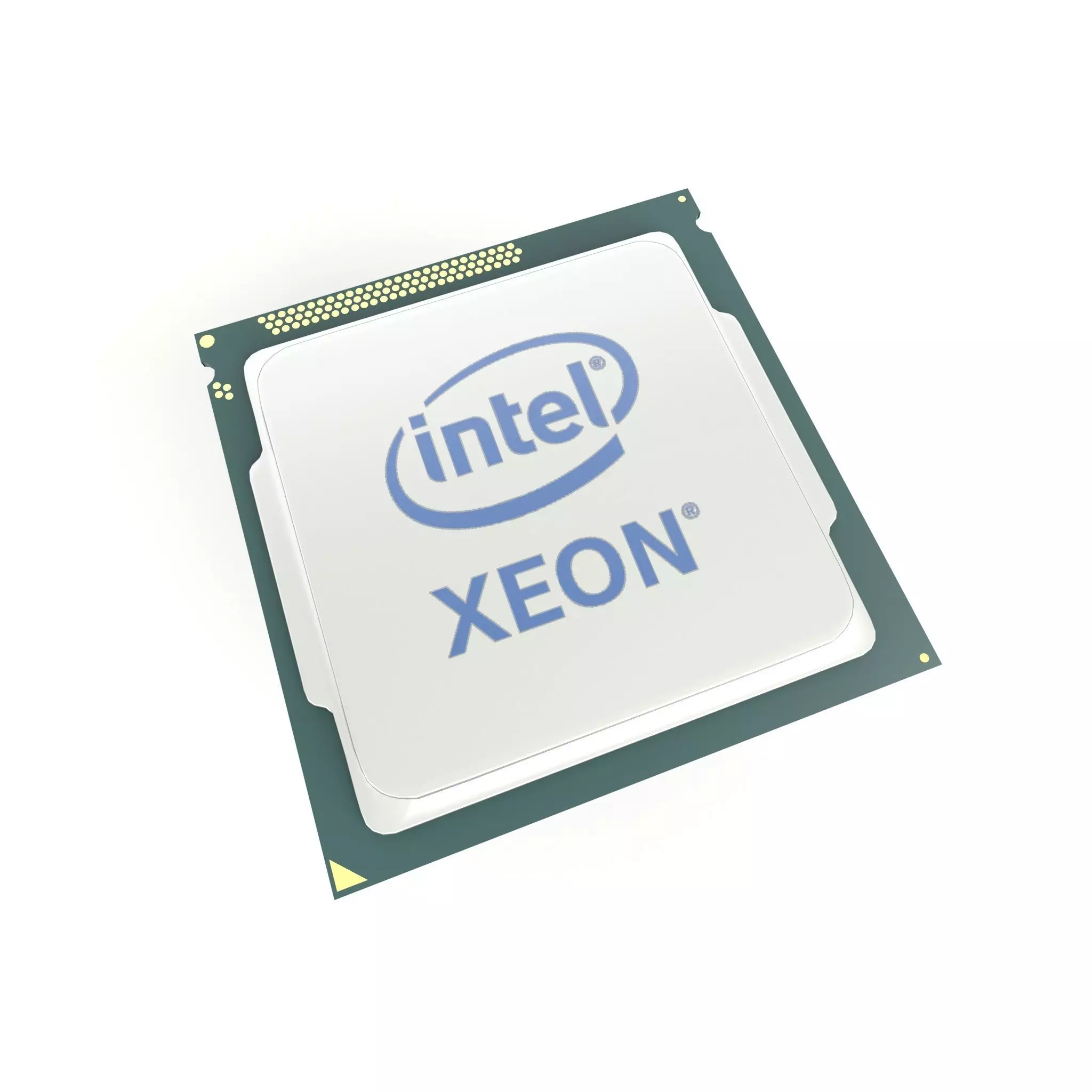 Intel CPU XEON 001 Low-poly 3D model