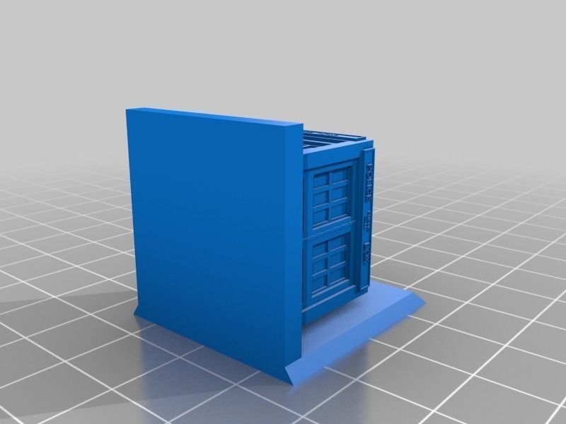 Tardis Book Ends Free 3D print model_2
