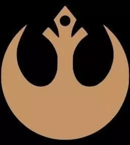 Rebel Symbol Earring Free 3D print model