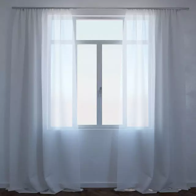 Curtain 01 3D model_0