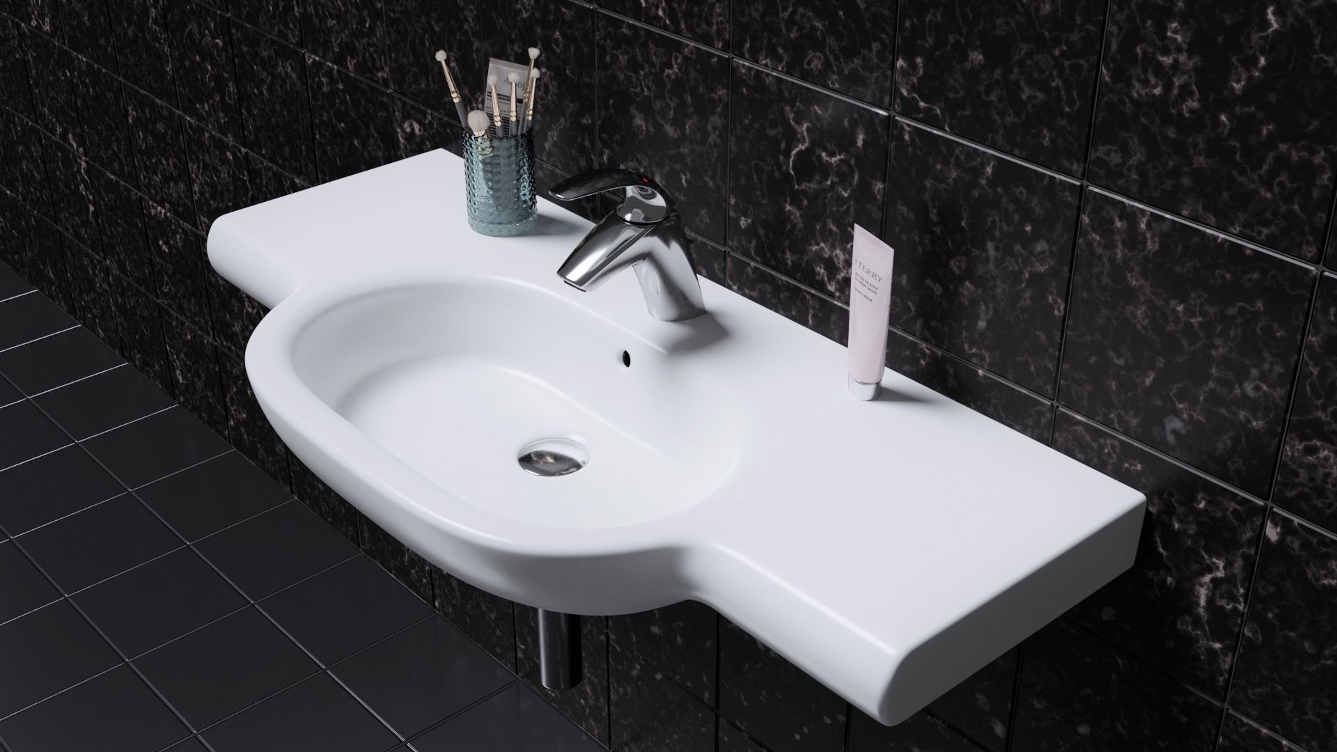 Roca Meridian Sink 3D model_0