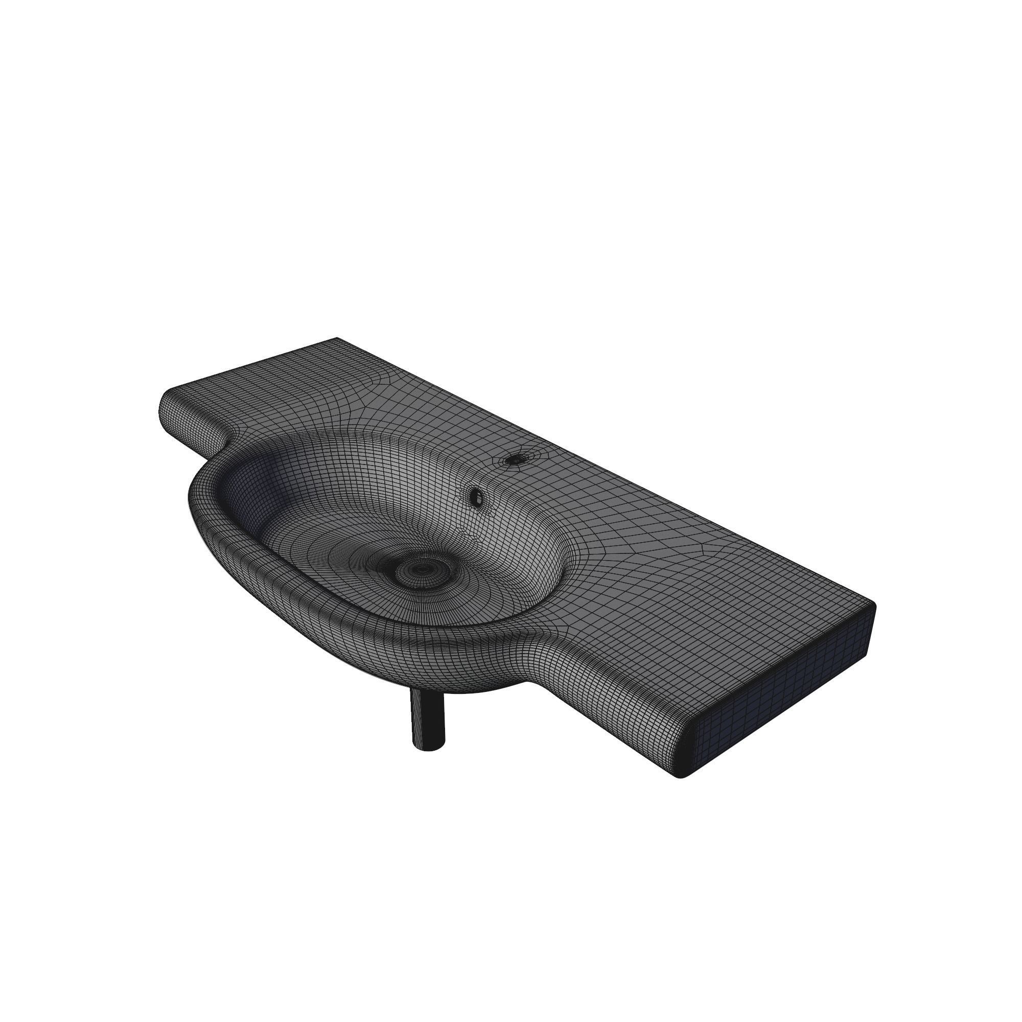 Roca Meridian Sink 3D model_2