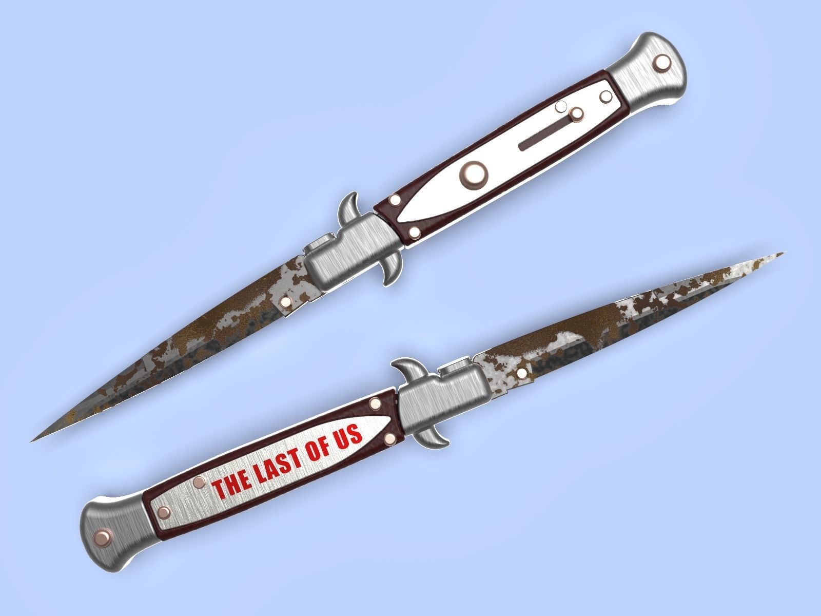 The Last of Us Part II SWITCHBLADE knife Ellie cosplay 3D print model_5