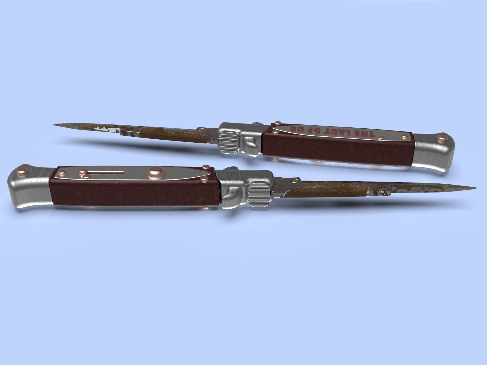 The Last of Us Part II SWITCHBLADE knife Ellie cosplay 3D print model_4
