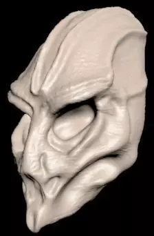 Alien Head Free 3D print model