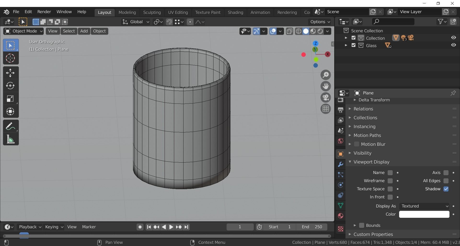 Glassware - Set of 11 different glasses - one with tea 3D model_4