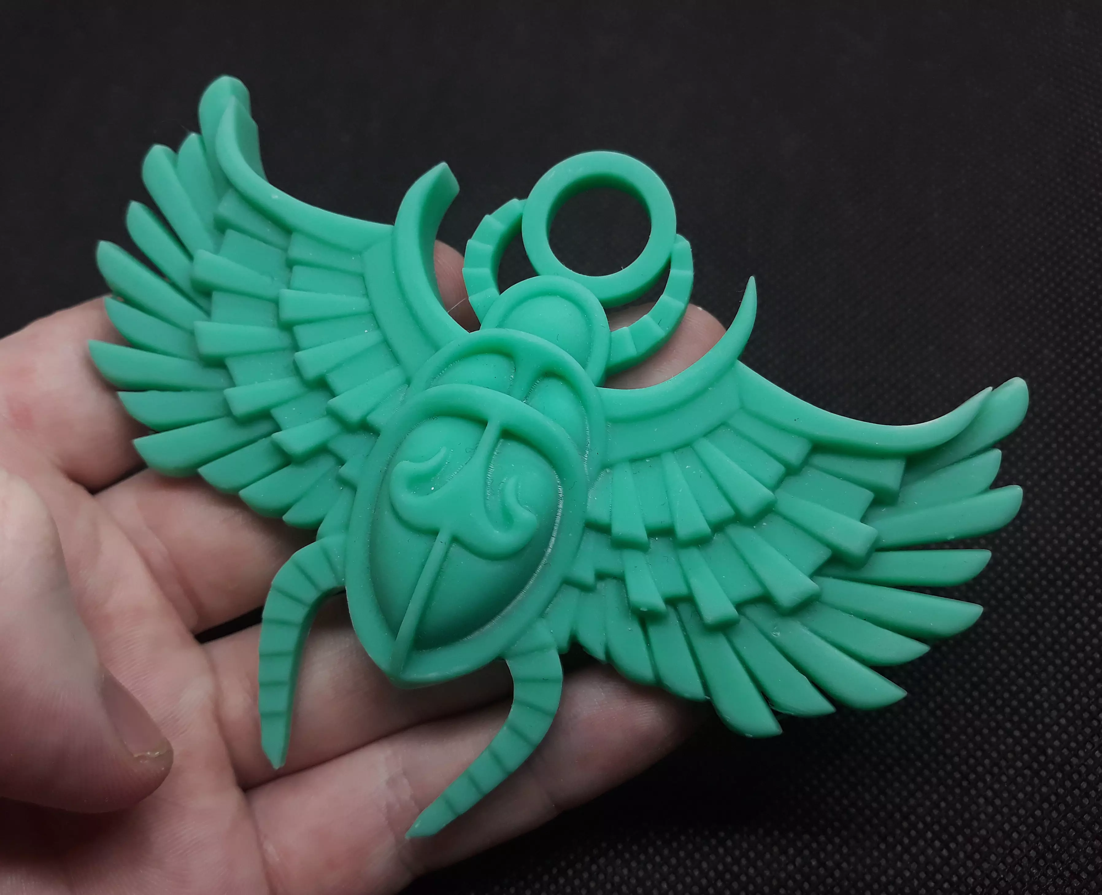 scarab bas-relief 3d print 3D print model_0