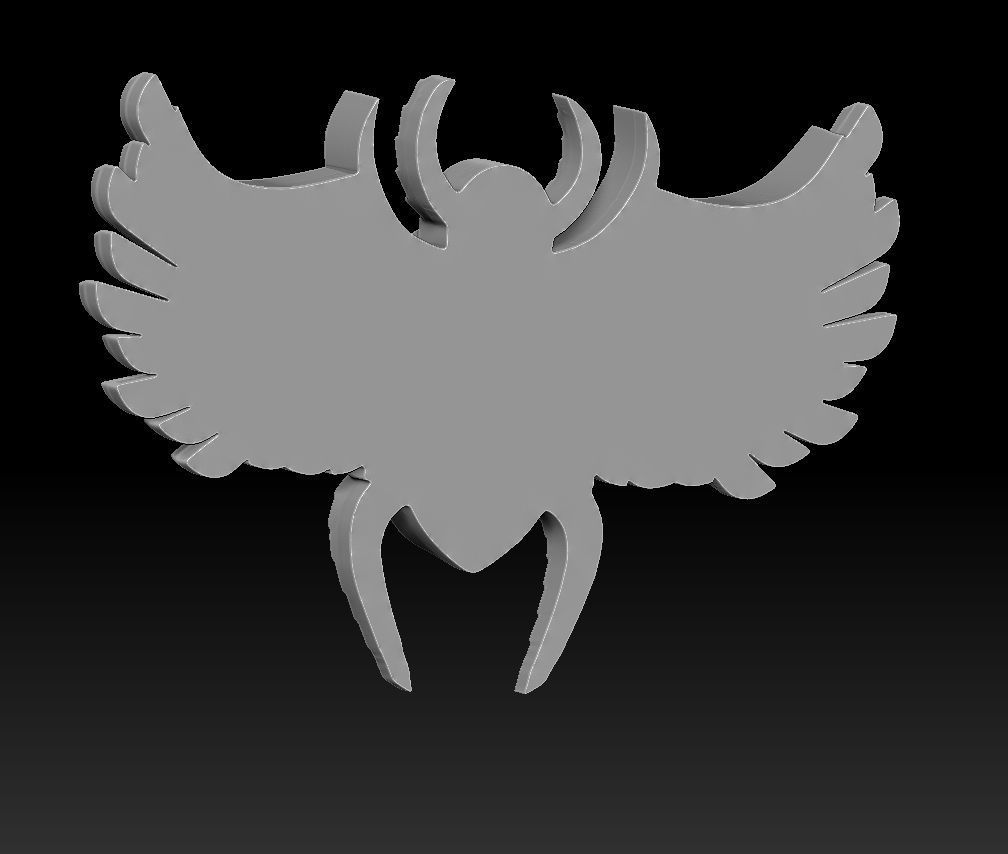 scarab bas-relief 3d print 3D print model_7