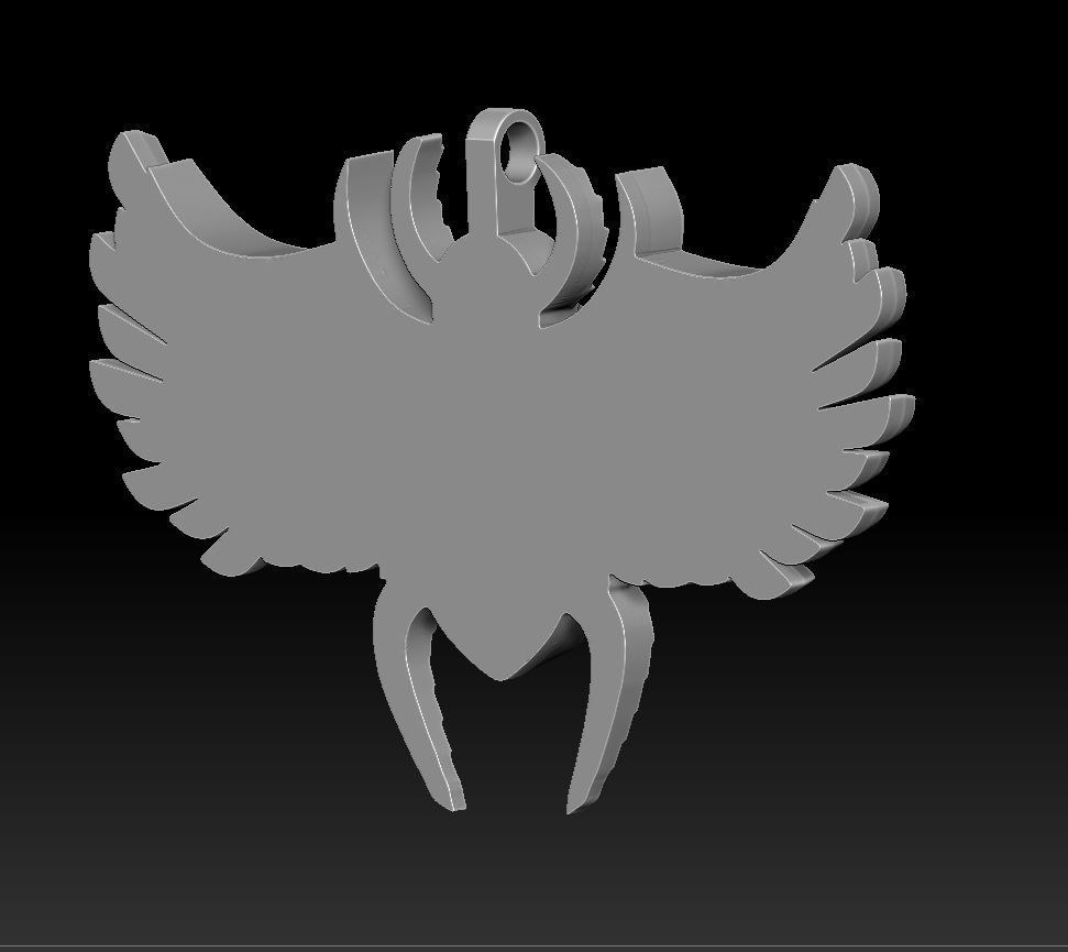 scarab bas-relief 3d print 3D print model_8