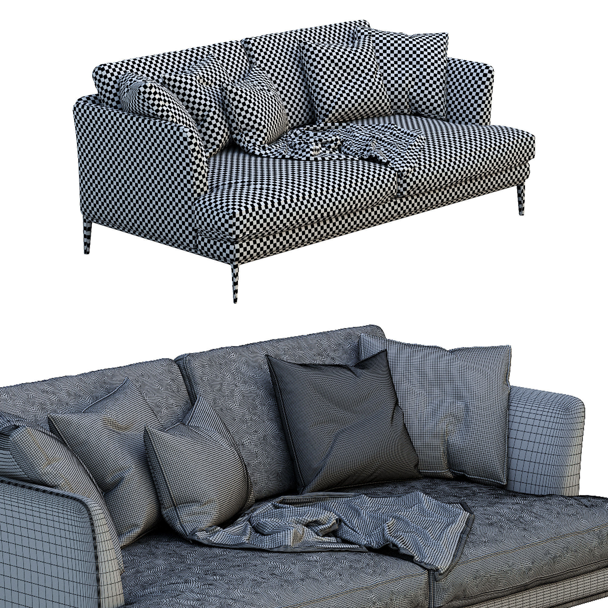 Alivar Sofa Portofino 3D model_3