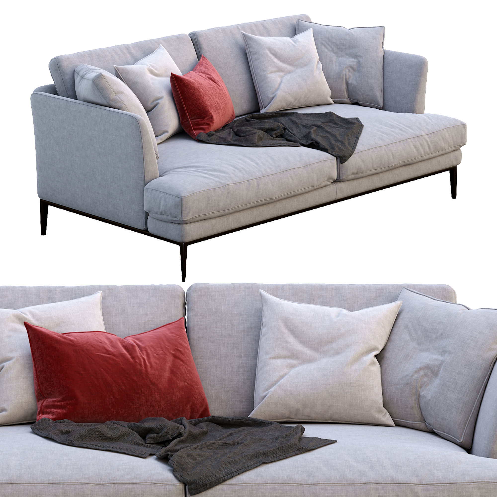 Alivar Sofa Portofino 3D model_2