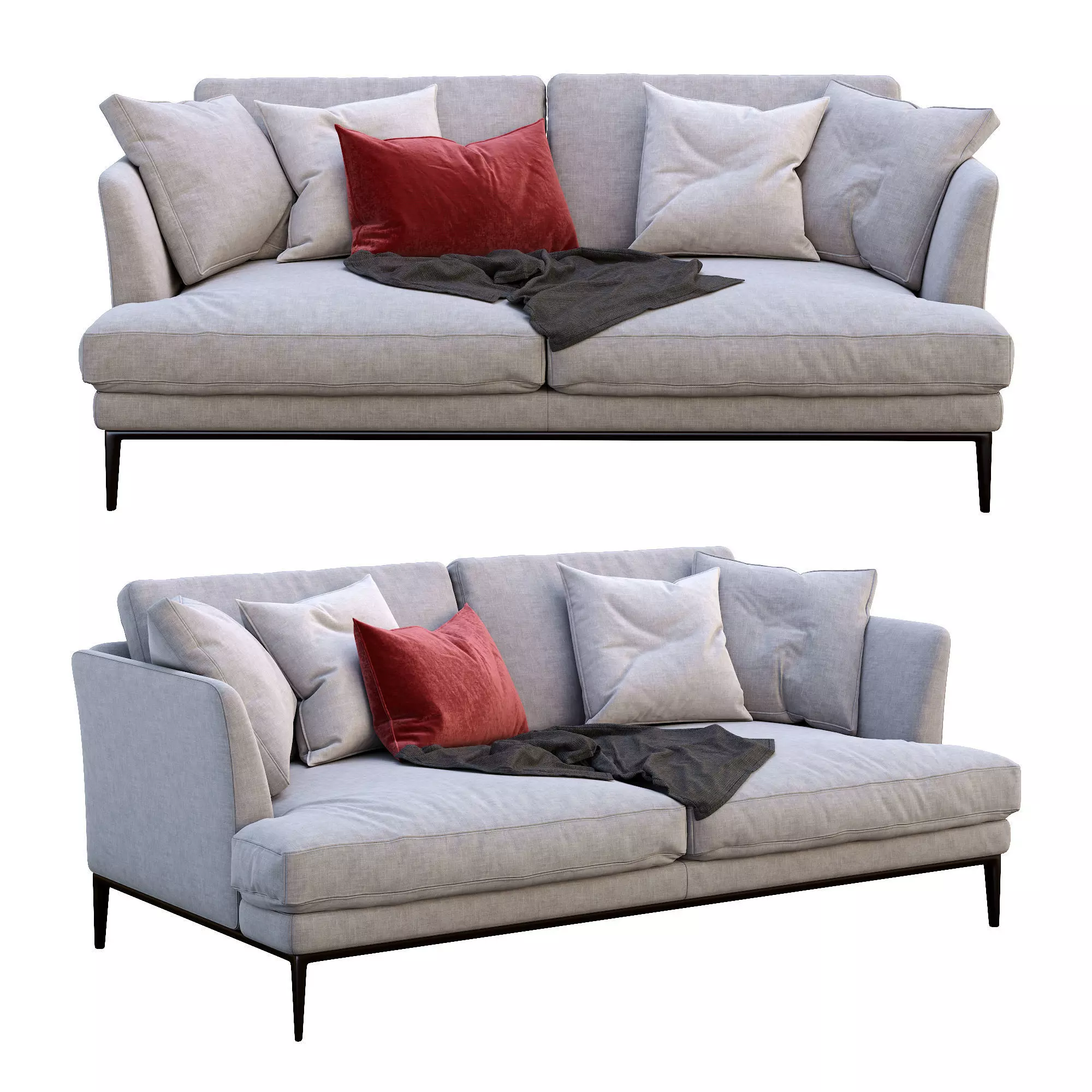 Alivar Sofa Portofino 3D model_0