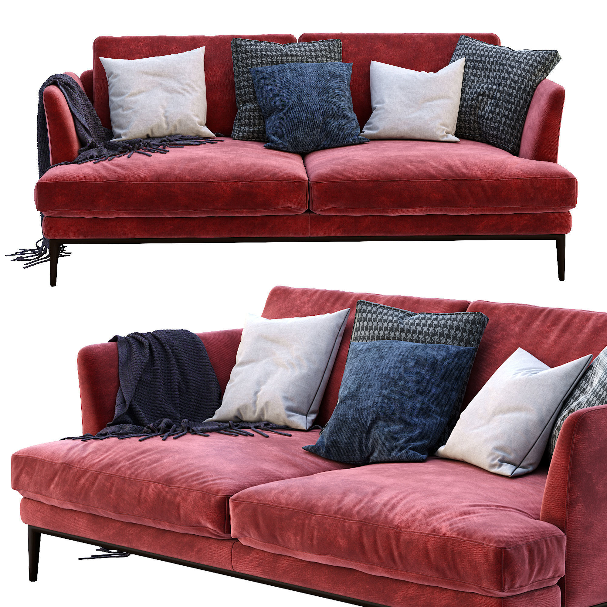 Alivar Sofa Portofino 3D model_1