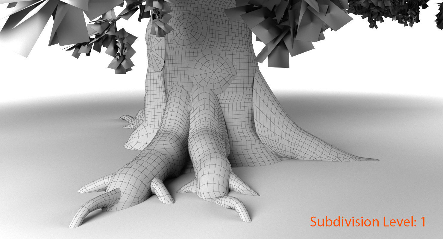 Oak Tree 3D model_12