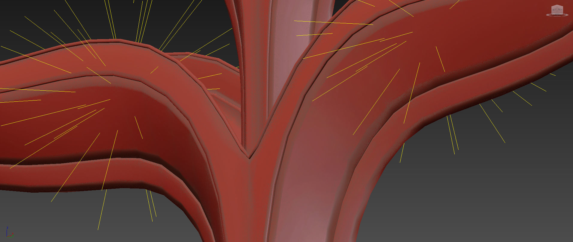 Set of Two Huge Brass by Richard Faure 3D model_4