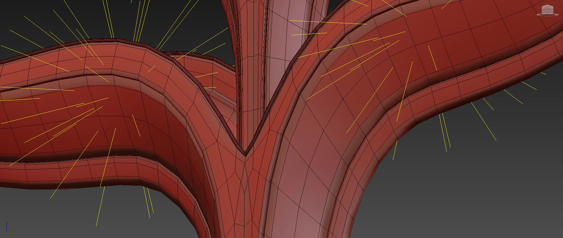 Set of Two Huge Brass by Richard Faure 3D model_5