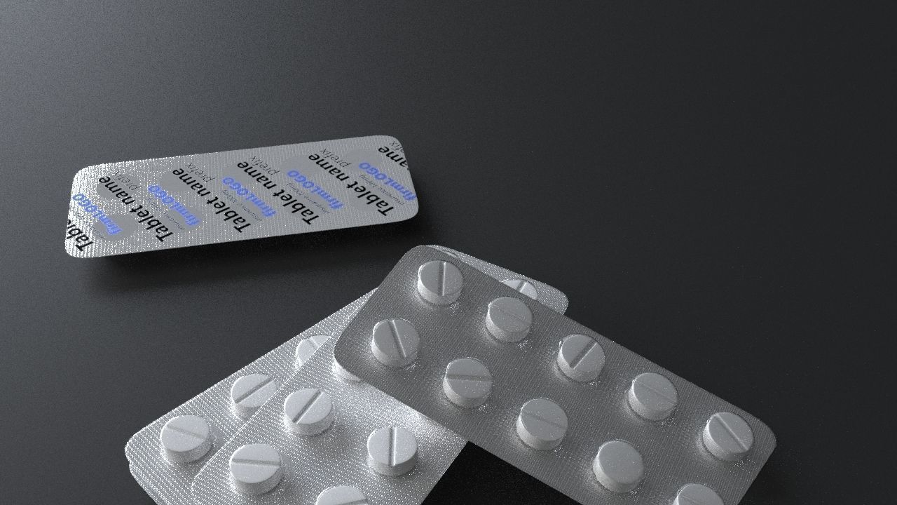 pill high-poly models 3D model_8