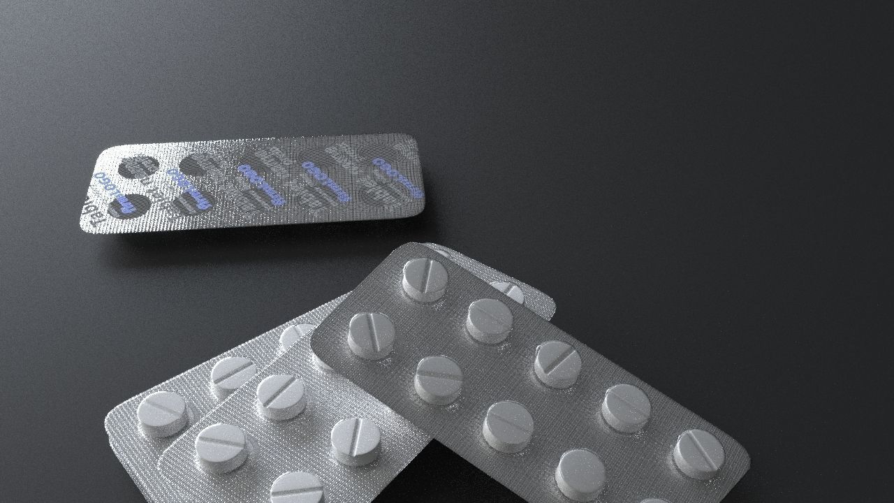 pill high-poly models 3D model_9