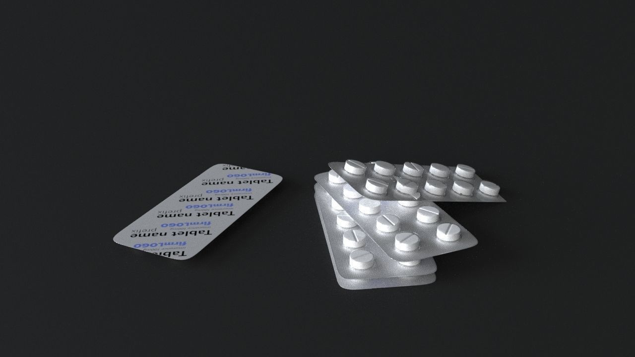 pill high-poly models 3D model_6