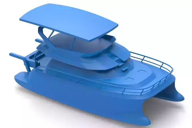 3D model of Aquila 44 Ship for 3D printing