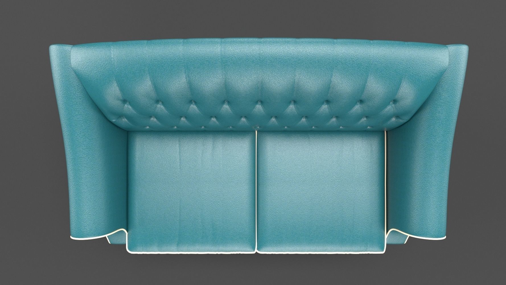 Boston style Tufted Sofa 3D model_4