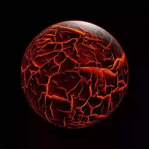 Alien Lava Planet Sci-Fi Fantasy Scenery