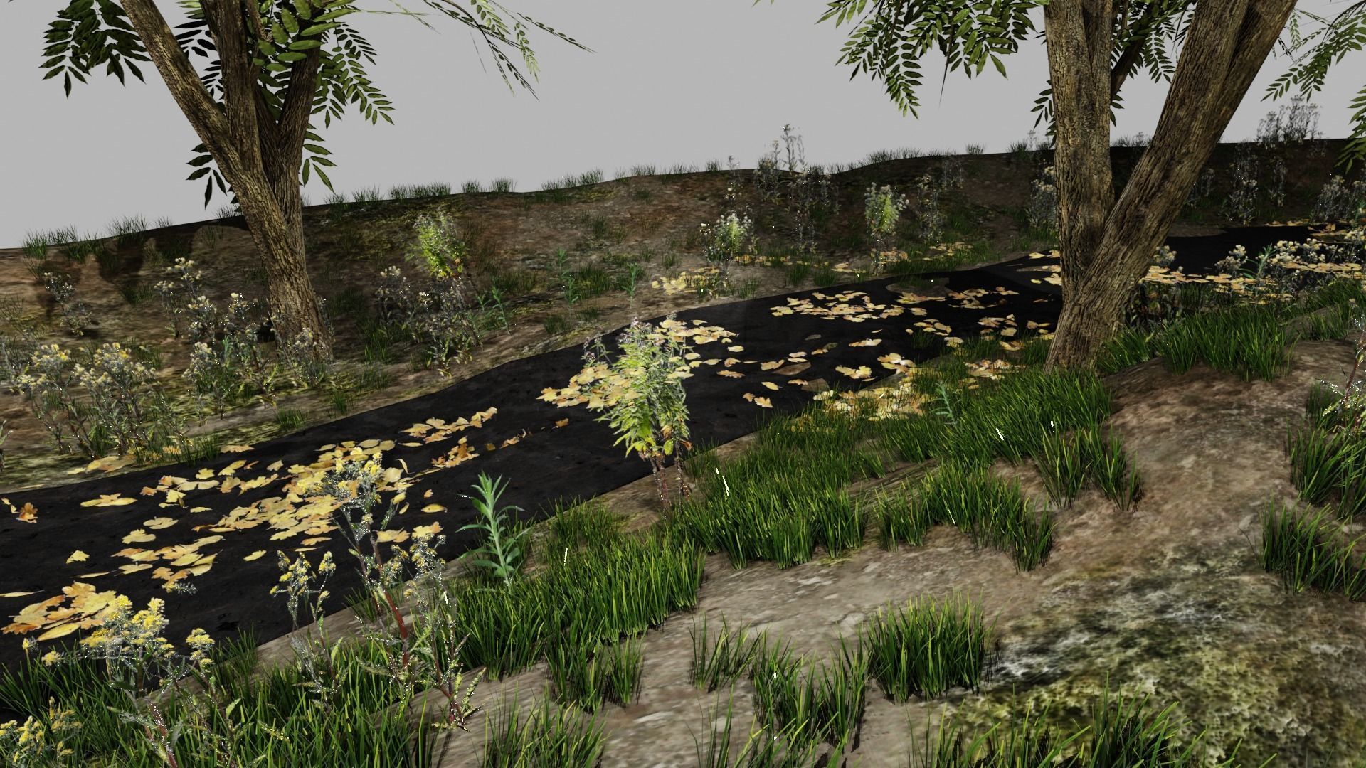 Road Scene 3D model_6