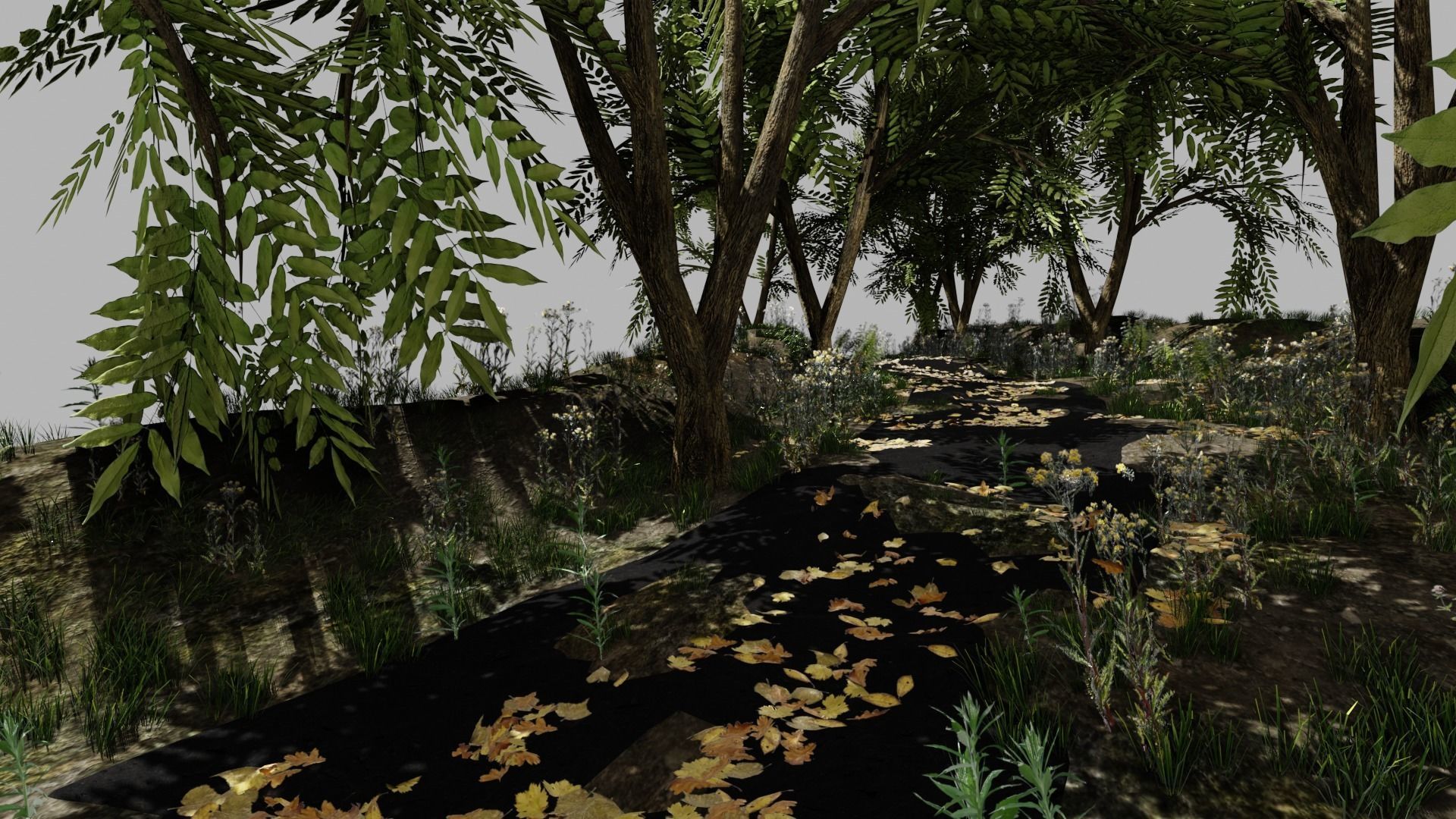 Road Scene 3D model_7