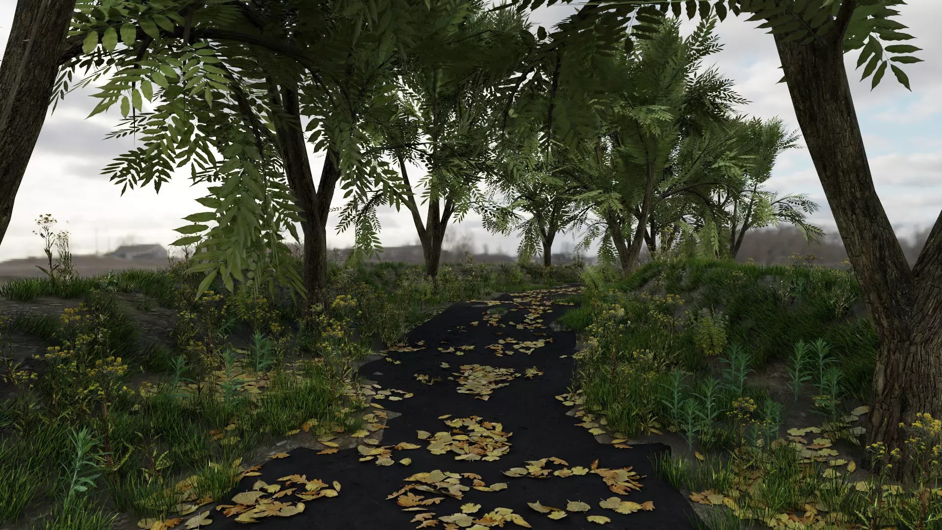 Road Scene 3D model_0