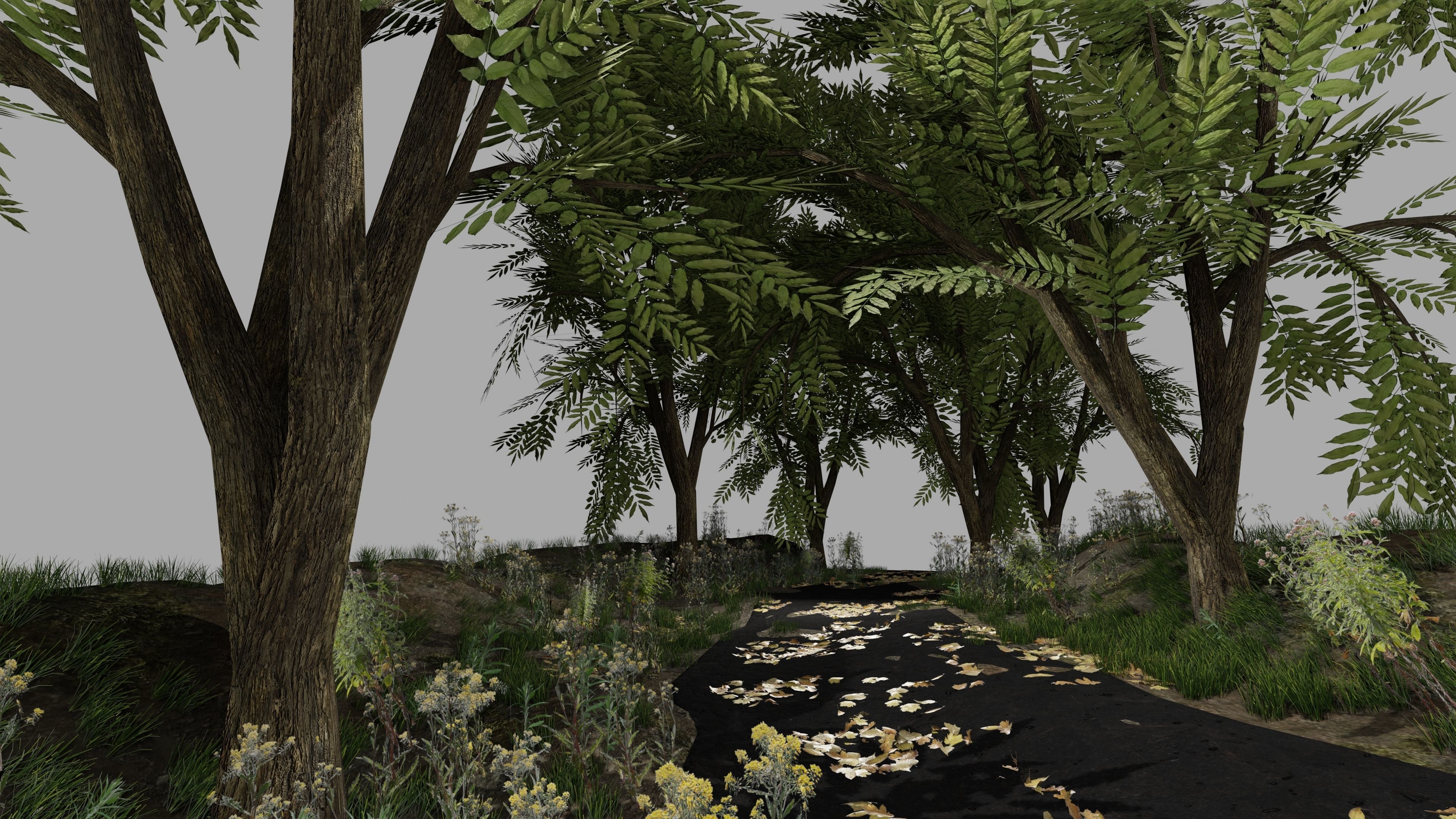 Road Scene 3D model_5