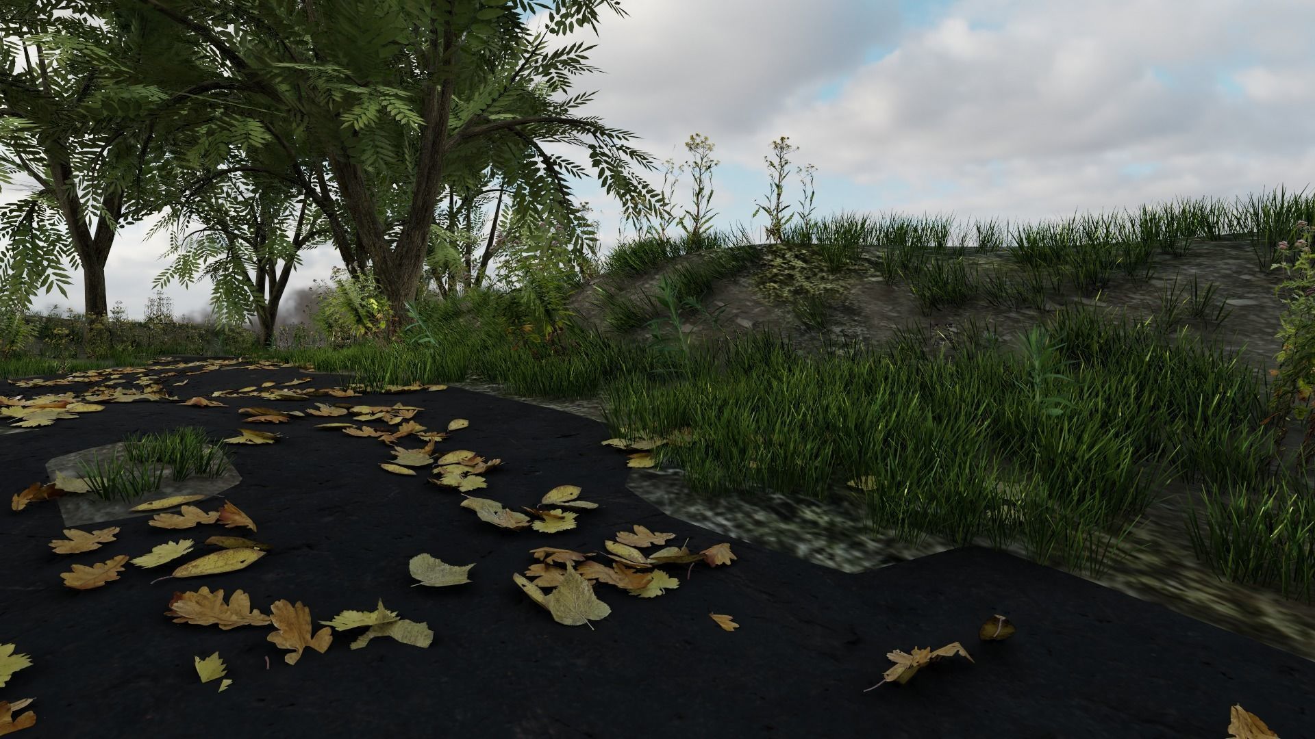 Road Scene 3D model_2