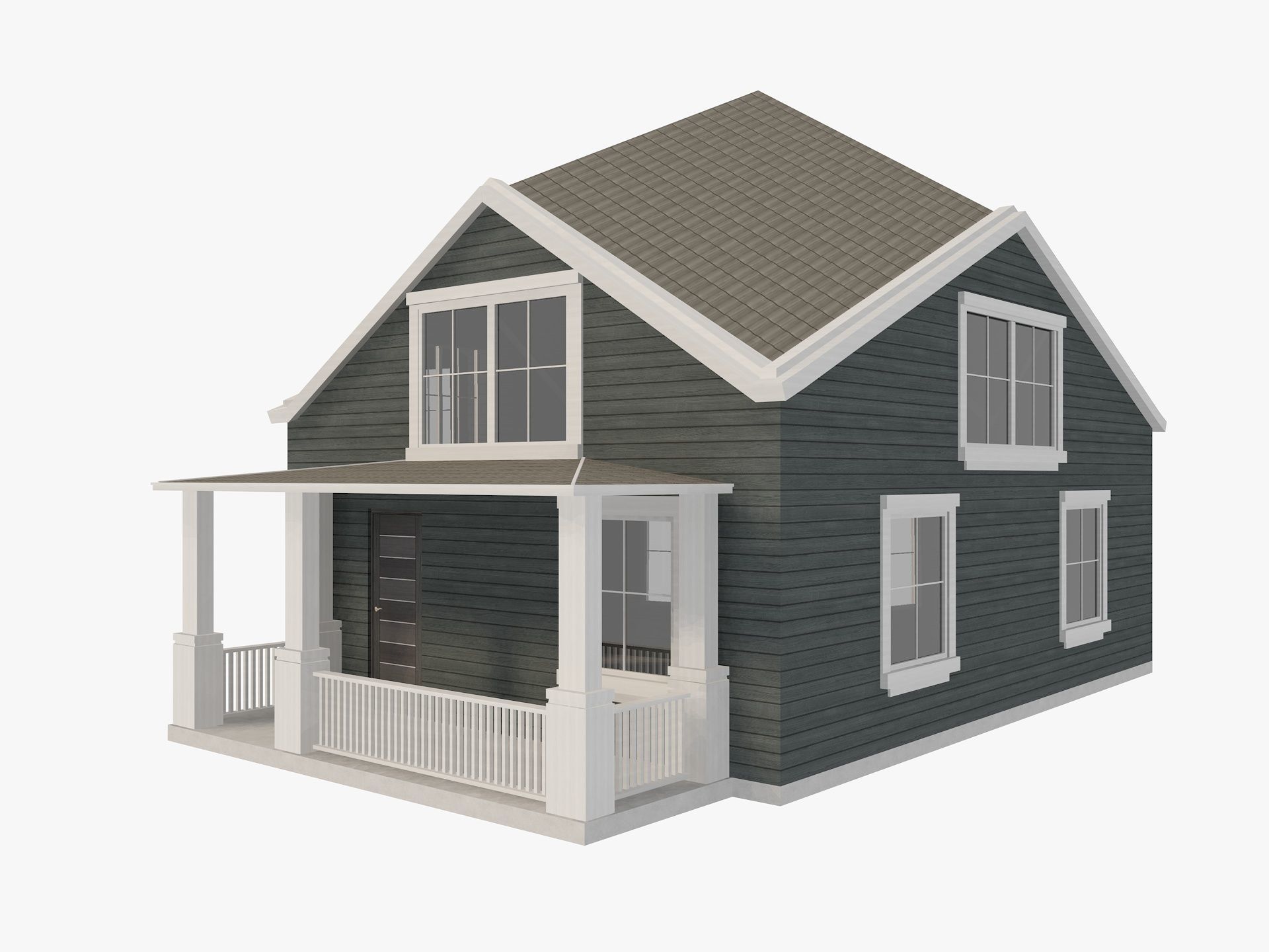 House Of  Set 16 Low Poly 3D Model Houses 3D model_52
