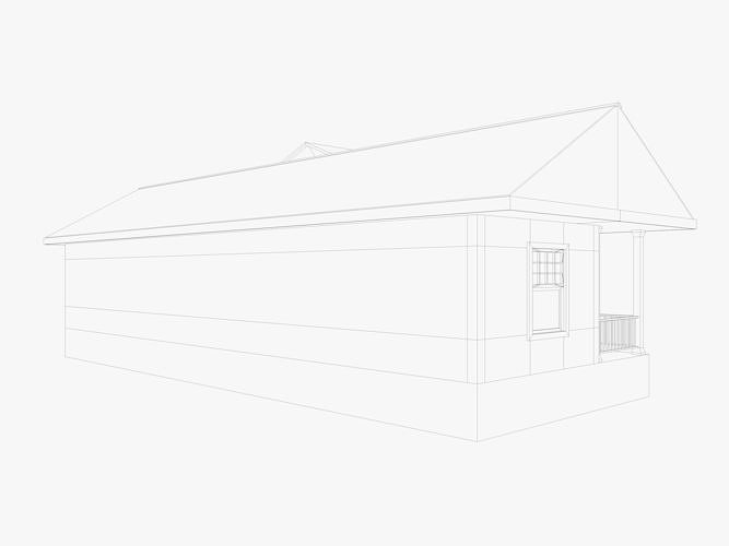 House Of  Set 16 Low Poly 3D Model Houses 3D model 7