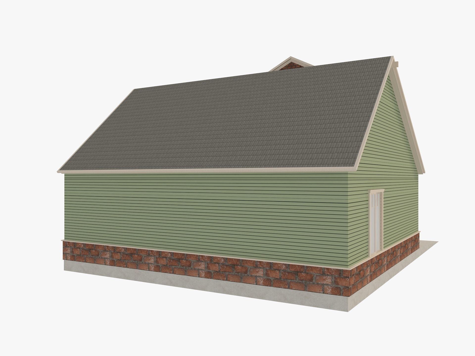 House Of  Set 16 Low Poly 3D Model Houses 3D model_16