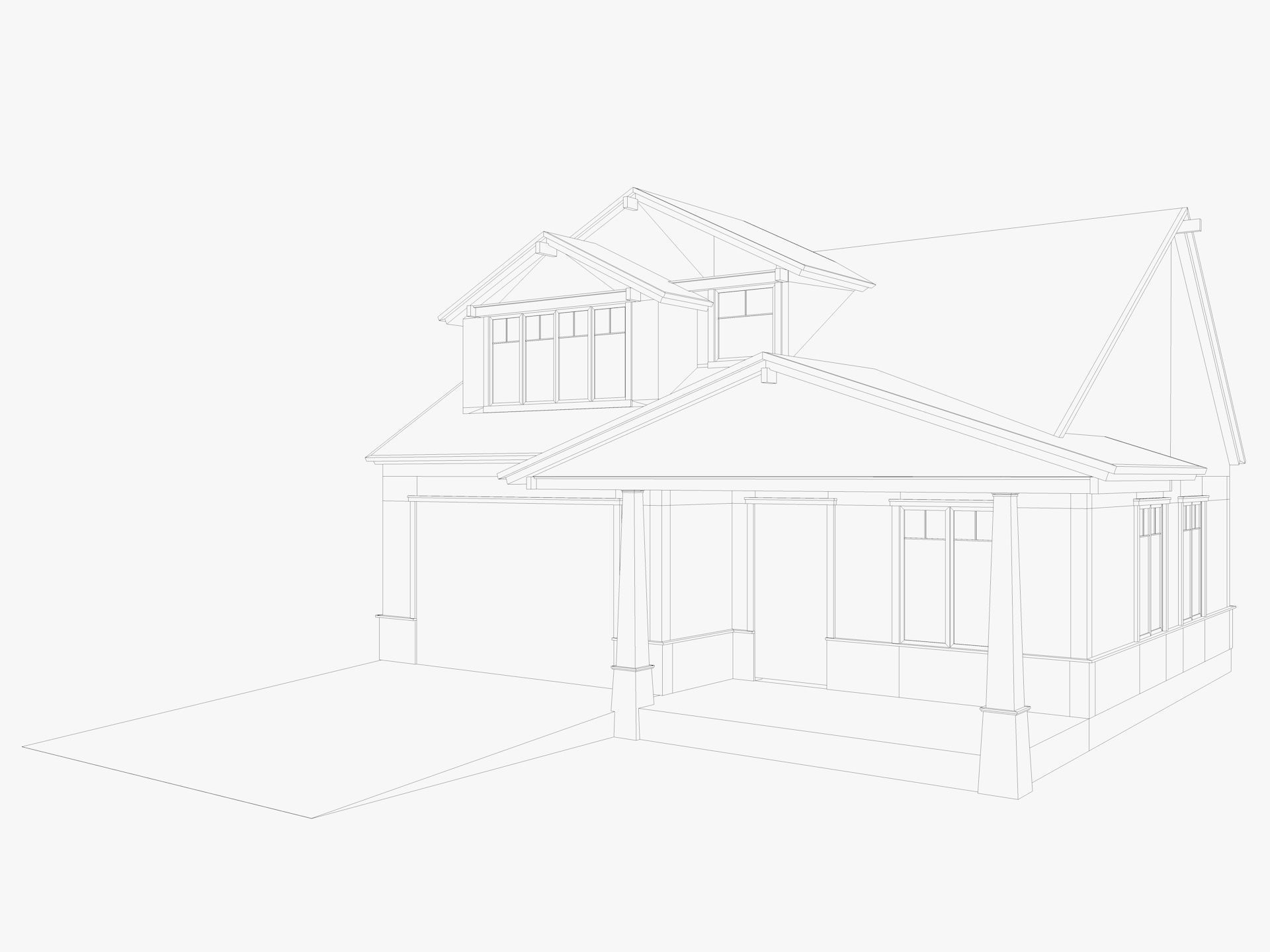 House Of  Set 16 Low Poly 3D Model Houses 3D model_17