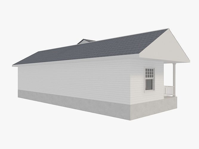 House Of  Set 16 Low Poly 3D Model Houses 3D model 5