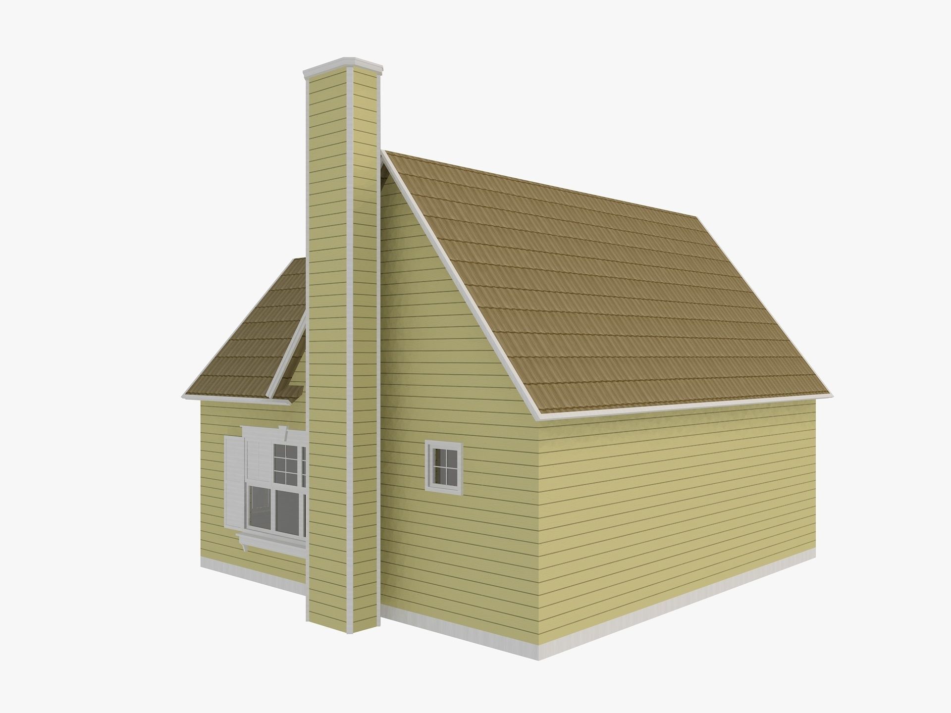 House Of  Set 16 Low Poly 3D Model Houses 3D model_61