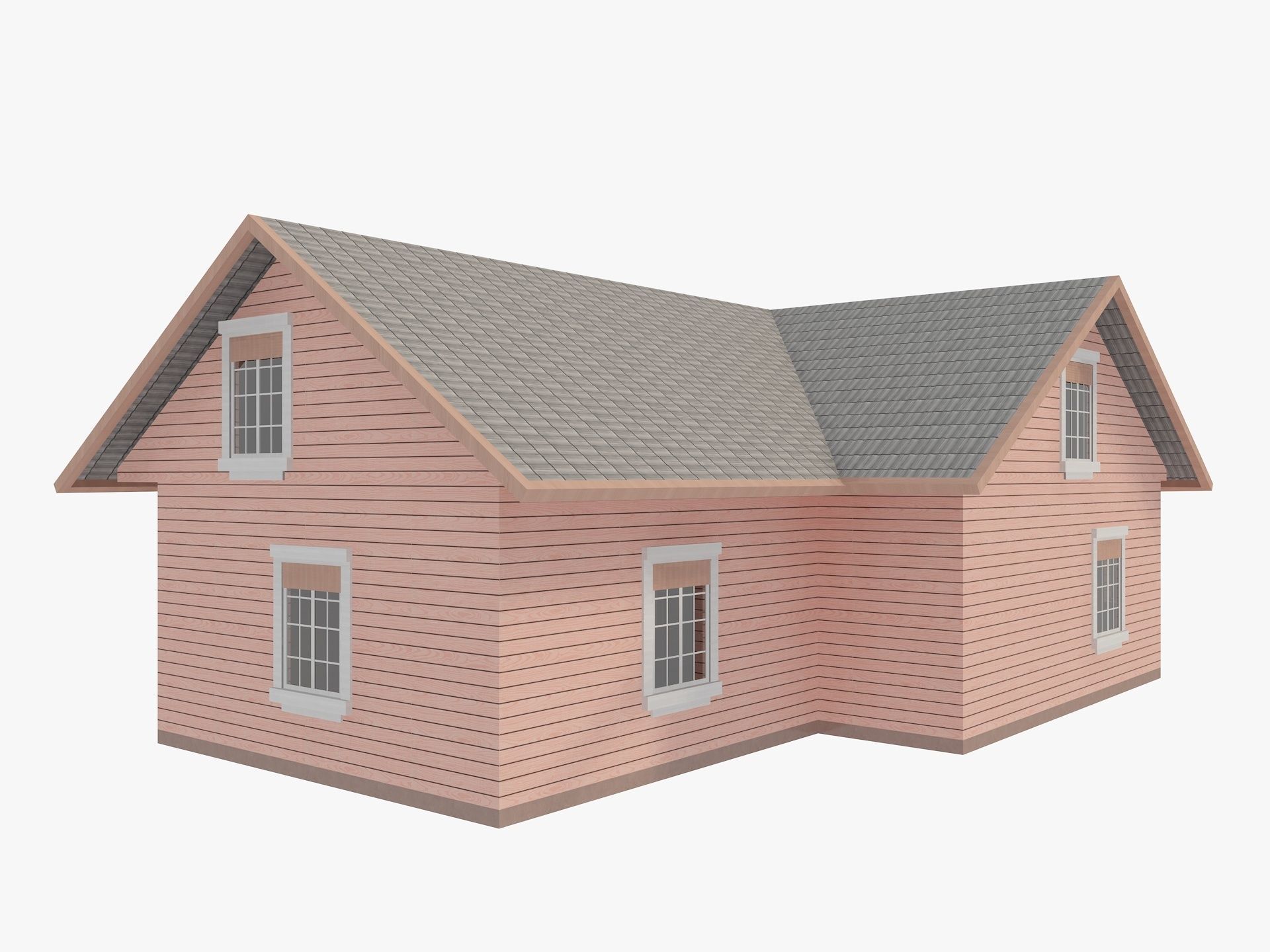 House Of  Set 16 Low Poly 3D Model Houses 3D model_57