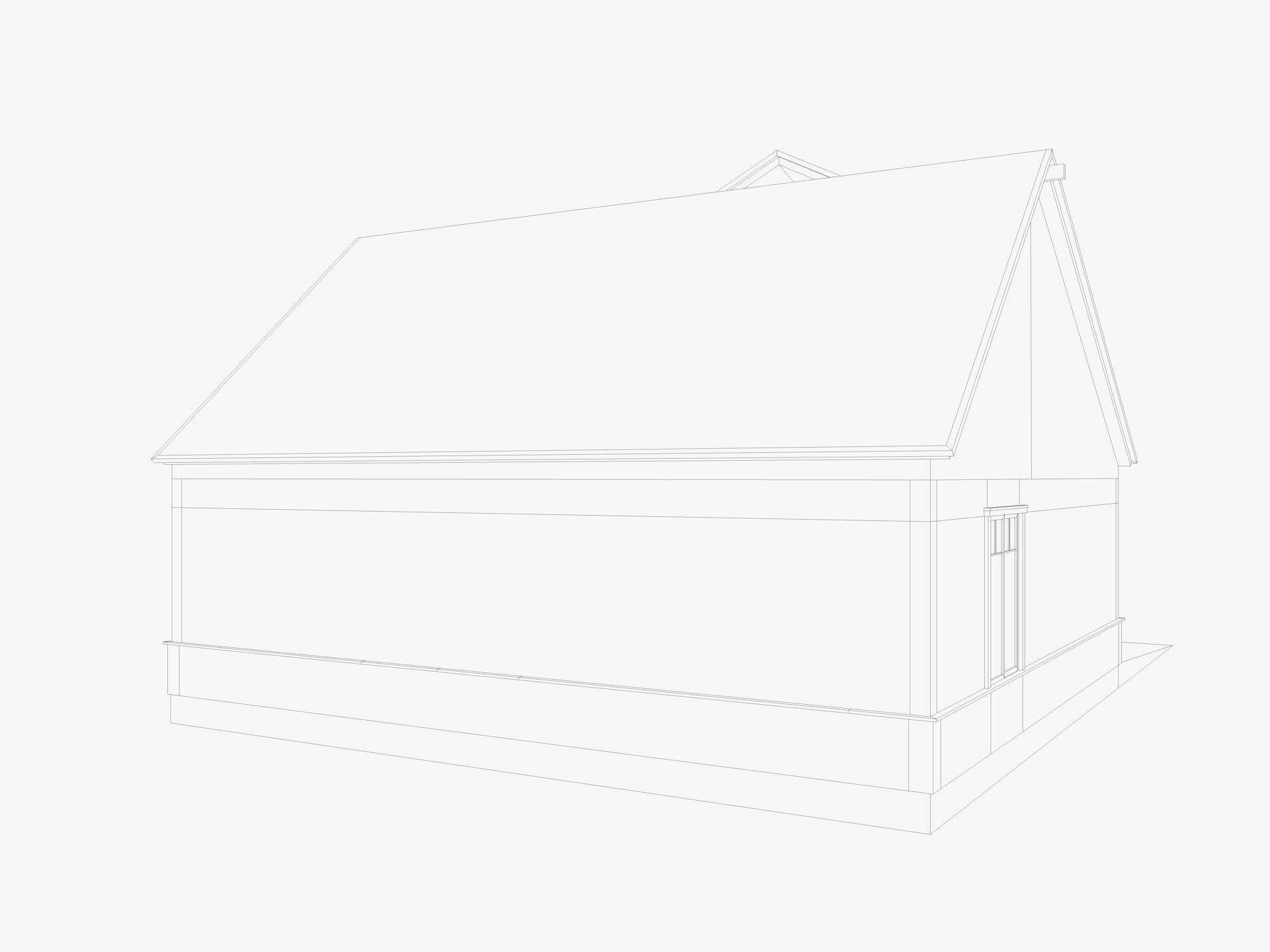 House Of  Set 16 Low Poly 3D Model Houses 3D model_18