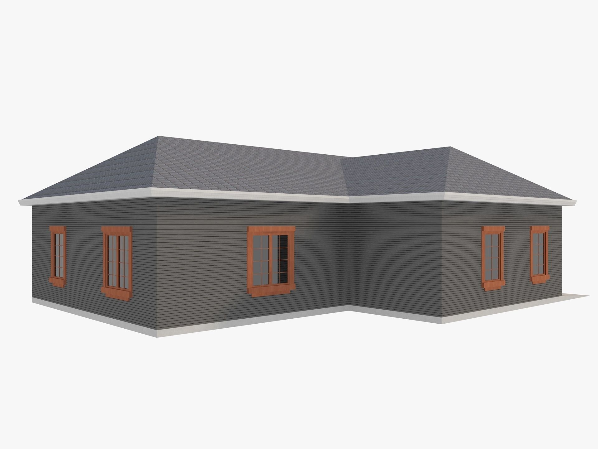 House Of  Set 16 Low Poly 3D Model Houses 3D model_43