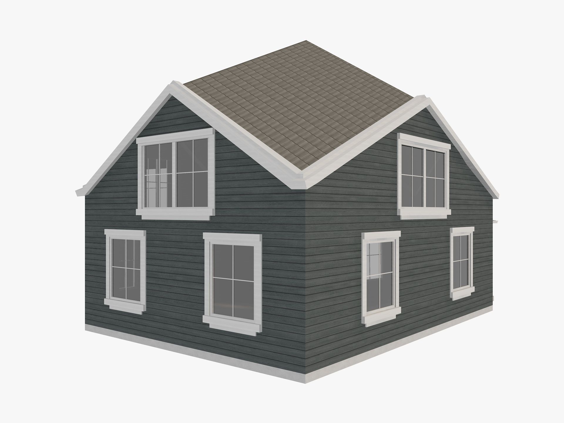 House Of  Set 16 Low Poly 3D Model Houses 3D model_53