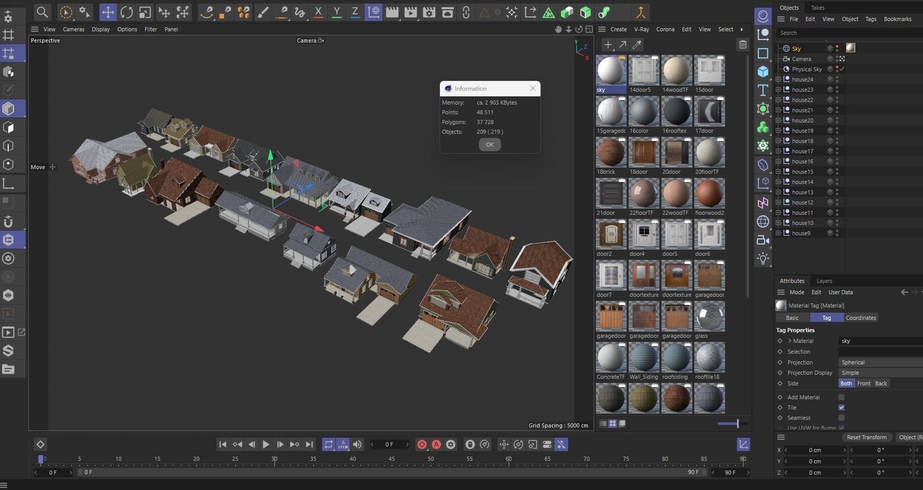 House Of  Set 16 Low Poly 3D Model Houses 3D model_69